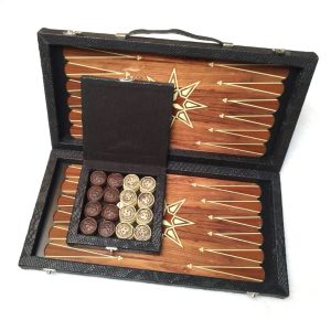 تخته نرد روکش چرم