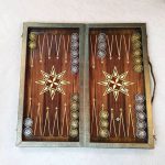 تخته نرد روکش چرم