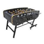 فوتبال دستی هایگلاس مشکی رعد نقره ای PVC مشکی S12