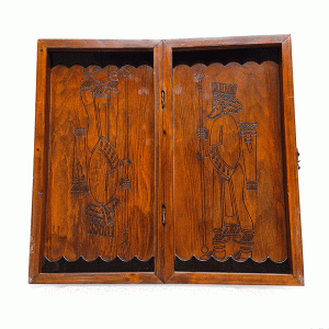 تخته نرد چوب روس طرح هخامنشی