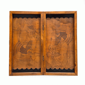 تخته نرد چوب روس طرح هخامنشی