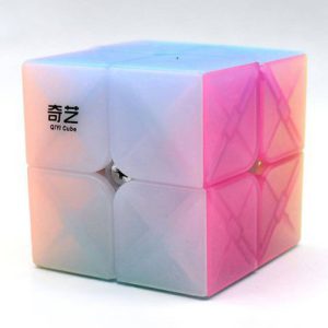 روبیک 22 کای وای شفاف ژله ای QY 2x2 Transparent Jelly