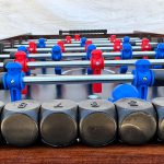 فوتبال دستی حرفه ای پایه تاشو چرخ دار کد ST12
