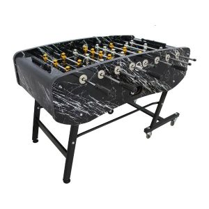 فوتبال دستی هایگلاس مشکی رعد نقره ای PVC مشکی S12