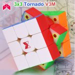 روبیک 3*3 کای وای تورنادو V3 مگنت استاندارد QY 3x3 Tornado Standard Magnetic V3