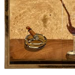 تابلو نرد جوش بلوط طرح از تاک تا جام - Image 5