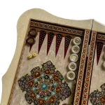 تخته نرد دالبر خاتم تذهیب طرح ایپک - Image 4
