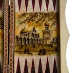 تخته نرد دالبر خاتم طرح اصفهان کد 7229 m - Image 5