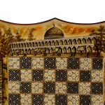 تخته نرد دالبر خاتم طرح اصفهان کد 7229 m - Image 7