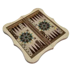 تخته نرد دالبر خاتم تذهیب طرح گلرو - Image 3