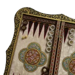 تخته نرد دالبر خاتم تذهیب طرح مانیا - Image 4