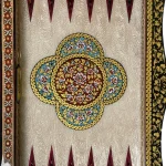 تخته نرد دالبر خاتم تذهیب طرح مانیا - Image 5