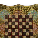 تخته نرد دالبر خاتم تذهیب طرح دنیز - Image 6