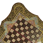 تخته نرد دالبر خاتم تذهیب طرح گلنواز - Image 6