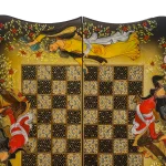 تخته نرد دالبر خاتم طرح چهرآفرین - Image 6