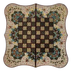 تخته نرد دالبر خاتم تذهیب طرح گلرو - Image 2