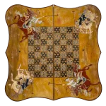 تخته نرد دالبر خاتم طرح چوگان کد 7238 m - Image 2