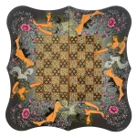 تخته نرد دالبر خاتم طرح گل بهار - Image 2