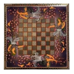 تخته نرد خاتم طرح زربانو - Image 2