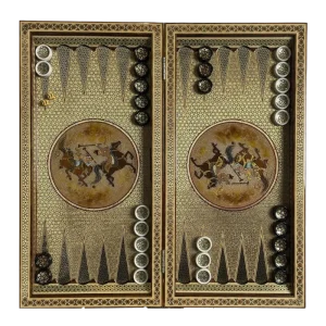 تابلو نرد خاتم طرح چوگان کد 7290 m