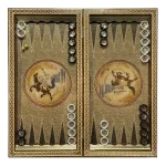 تابلو نرد خاتم طرح چوگان کد 7291 m