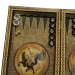 تابلو نرد خاتم طرح چوگان کد 7291 m - Image 4