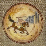 تابلو نرد خاتم طرح چوگان کد 7291 m - Image 7