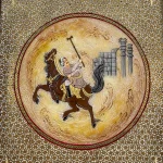 تابلو نرد خاتم طرح چوگان کد 7291 m - Image 6