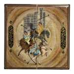 تابلو نرد خاتم طرح چوگان کد 7291 m - Image 2