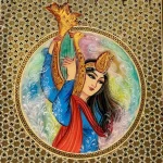 تابلو نرد خاتم طرح ماه وش - Image 7