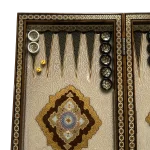 تخته نرد خاتم طرح تذهیب طرح فریدا - Image 3