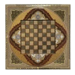 تخته نرد خاتم طرح تذهیب طرح فریدا - Image 2