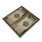 تخته نرد خاتم تذهیب طرح گلسا - Image 3