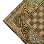تخته نرد خاتم تذهیب طرح گلسا - Image 5