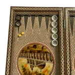 تخته نرد خاتم طرح 33 پل کد 7297 m - Image 5