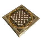 تخته نرد خاتم طرح 33 پل کد 7297 m - Image 4