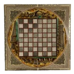 تخته نرد خاتم طرح 33 پل کد 7297 m - Image 2