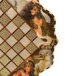 تخته نرد خاتم 60 سانتی طرح گلچهر - Image 8