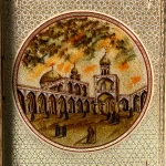 تخته نرد خاتم 70 گرد طرح اصفهان کد 7344 m - Image 6