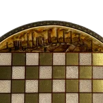 تخته نرد خاتم 70 گرد طرح اصفهان کد 7344 m - Image 10