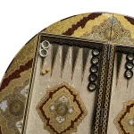 تخته نرد خاتم 70 سانتی گرد تذهیب 7325 m - Image 4