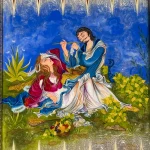 تخته نرد خاتم 60 سانتی طرح اسپرلوس - Image 6