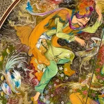 تخته نرد خاتم 60 سانتی طرح اسپرلوس - Image 9