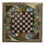 تخته نرد خاتم روگرد 60 سانتی طرح پارلا - Image 2