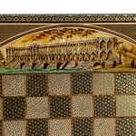 تخته نرد خاتم 70 سانتی طرح اصفهان 7326 m - Image 9