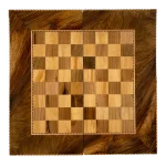تخته نرد چوب گردو دوبازی ریشه طرح سینی کد 7404 m - Image 2