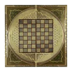 تخته نرد تمام خاتم طرح ماتینا - Image 2