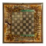 تخته نرد خاتم طرح اصفهان کد 7265 m - Image 2