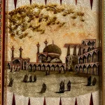 تخته نرد خاتم طرح اصفهان کد 7257 m - Image 5