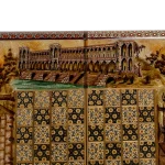 تخته نرد خاتم طرح اصفهان کد 7257 m - Image 11